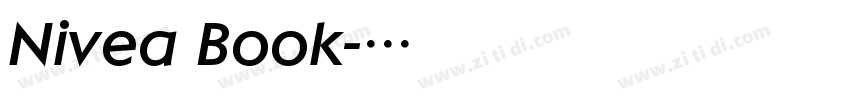 Nivea Book字体转换